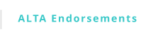 ALTA Endorsements