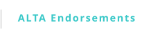 ALTA Endorsements